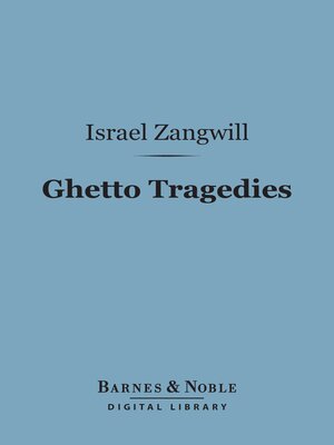 cover image of Ghetto Tragedies (Barnes & Noble Digital Library)